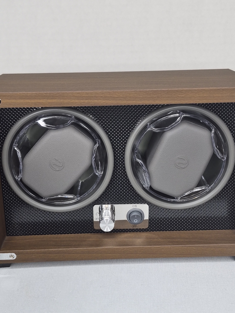 Luxury Dual Automatic Watch Winder - Silent Japanese Motor & LED - New No Box